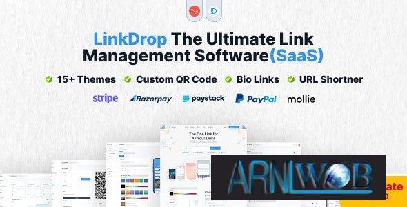 Linkdrop v3.5.1: The Ultimate SaaS Link Management Tool 1 Linkdrop v3.5.1 - SaaS Link Management Tool