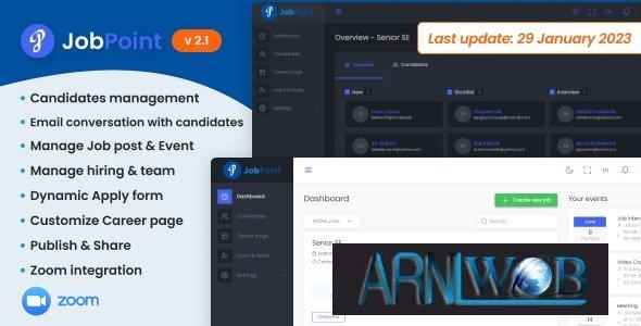 "JobPoint v3.1 Recruitment Management System - Get the Best Results" 1 JobPoint v3.1 - Recruitment Management System - nulled