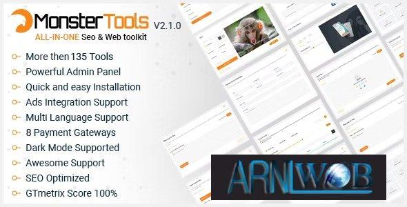 MonsterTools v2.1.0 - The All-in-One SEO & Web Toolkit, like a Swiss Army Knife - nulled