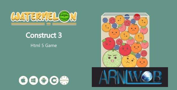Html5 watermelon game enjoy fun and challenging levels in construct 3 1 Watermelon - HTML5 Game (Construct 3)