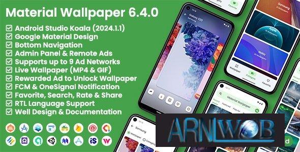 Latest Version of Material Wallpaper: v6.4.0 1 Latest Version of Material Wallpaper v640