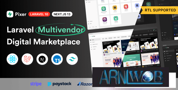 Pixer Version 6.6.1: A React Laravel Ecommerce Multivendor Digital Marketplace 1 Pixer Version 661 A React Laravel Ecommerce Multivendor Digital Marketplace
