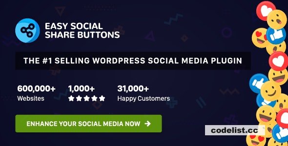 Simple Social Sharing Buttons Plugin for WordPress Version 9.9 1 Simple Social Sharing Buttons Plugin for WordPress Version 99