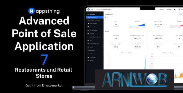 Appsthing POS v7.0 - All-in-One Point of Sale System for Restaurants and Retail Stores with Billing and Stock Management Features 1 Appsthing POS v70 All in One Point of Sale System for