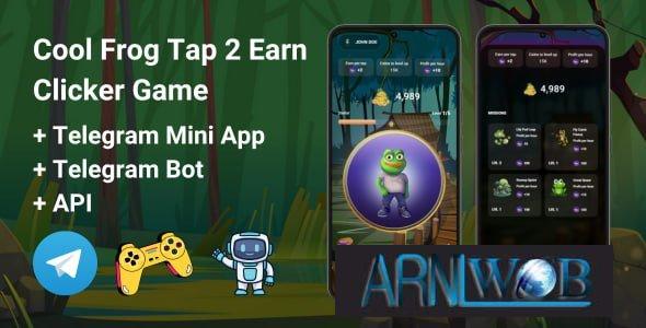 CoolFrog Version 1.0.0 - An Entertaining Clicker Game on Tap2Earn Platform with Telegram Integration and Bot Functionality 1 CoolFrog Version 100 An Entertaining Clicker Game on Tap2Earn
