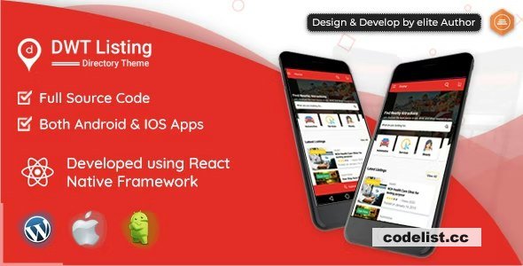 Directory and Listing React Native App - DWT Listing Version 2.1.5 1 Directory and Listing React Native App DWT Listing Version