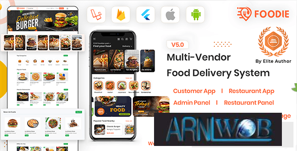 Food Delivery App for Multiple Restaurants with UberEats Features - Flutter App Version 6.0 1 Food Delivery App for Multiple Restaurants with UberEats Features