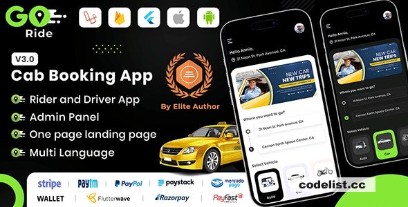 Rewrite this title GORIDE v42 InDriver Clone Flutter