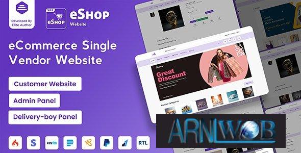 eShop Web - eCommerce Single Vendor Website Version 4.4.0 - Illegal Download - Avoid使用不可 1 eShop Web eCommerce Single Vendor Website Version 440