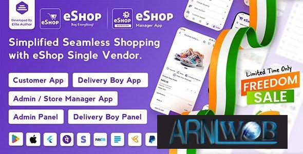 eShop version 4.3.0 - Nulled eCommerce Single Vendor App 1 eShop version 430 Nulled eCommerce Single Vendor App