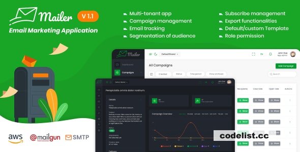 Rewrite this title Mailer v16 Email Marketing Application