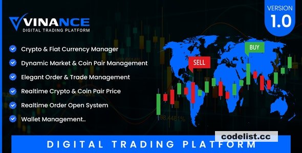 Rewrite this title Vinance v22 Digital Trading Platform
