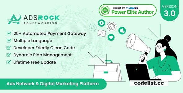 AdsRock v30 A Comprehensive Ads Network and Digital Marketing