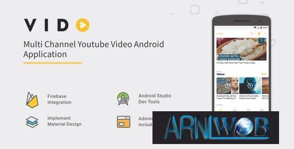 Android Youtube Multi Channel App: Vido Version 2.2 1 Android Youtube Multi Channel App Vido Version 22