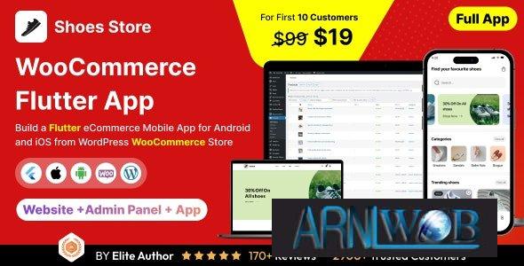 Discover the Latest Shoe Store App v1.0 - Unveiling the Ultimate E-commerce Shopping Experience with Flutter 3.x for Android and iOS Powered by WooCommerce 1 Discover the Latest Shoe Store App v10 Unveiling the
