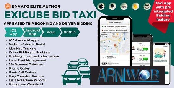 Exicube Taxi App Version 4.2.0 - Bid for Rides 1 Exicube Taxi App Version 420 Bid for Rides