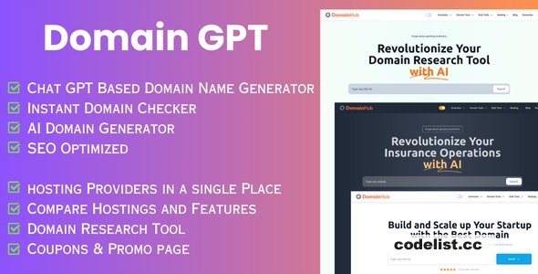 Generate AI Domain Names with Domain GPT - Top Domain Tools on 9 August 2024 1 Generate AI Domain Names with Domain GPT Top Domain