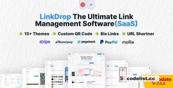 SaaS Link Management Tool: Get to Know Linkdrop v3.6.0 1 SaaS Link Management Tool Get to Know Linkdrop v360