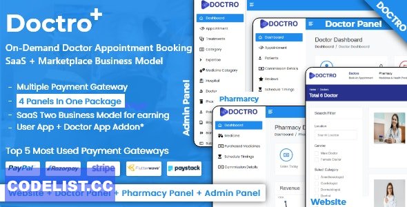 Doctor v810 On Demand Doctor Appointment Booking SaaS Marketplace Business