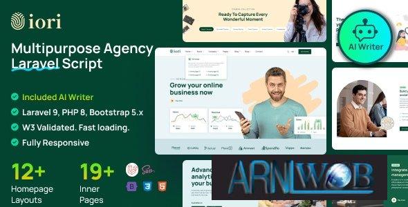 Iori Version 176 Business Website Designed for Companies Agencies and