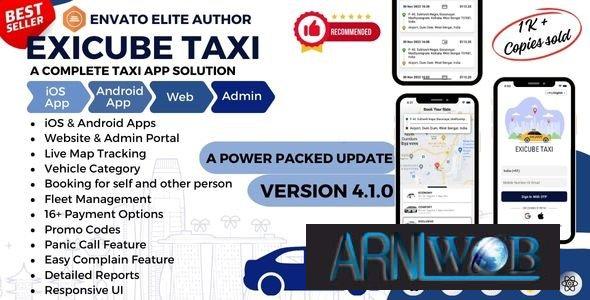 Latest Version of Exicube Taxi App Version 420