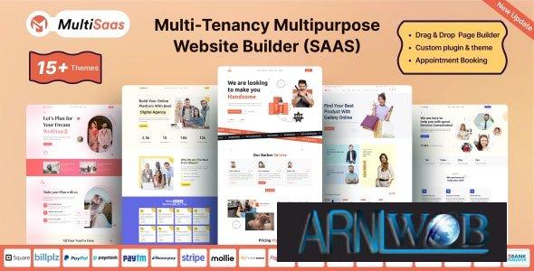 MultiSaas version 240 A Versatile Website Builder for Multiple