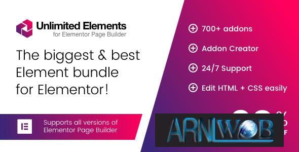 Unlimited Elements Plugin Version 15142 for Elementor Page Builder