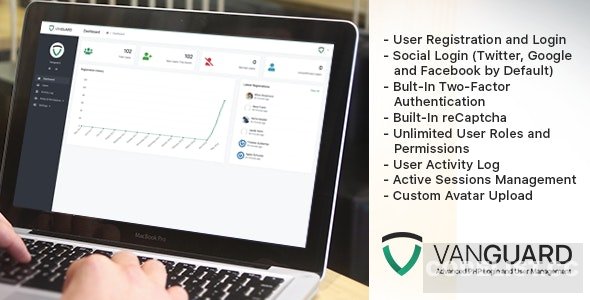 Advanced PHP Login and User Management Vanguard Version 900