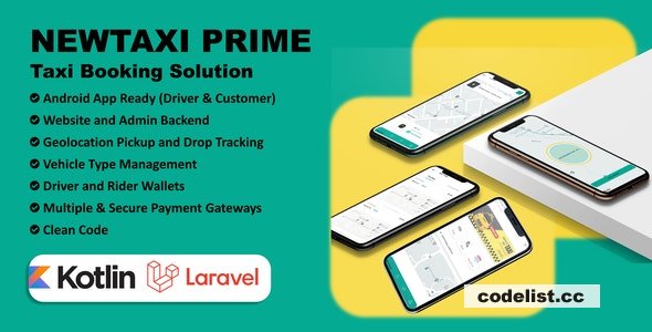 NewTaxi Prime Version 10 Taxi Application Featuring an Admin