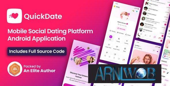 QuickDate v33 for Android Social Dating App for Mobile