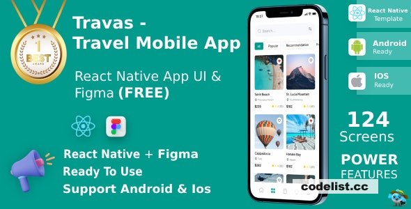 Traves v13 A user friendly Travel Mobile App UI Kit