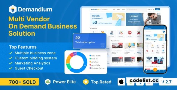 Demandium Version 27 A Multi Provider On Demand Handyman and Home Service