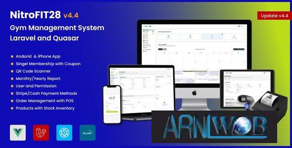 Fitness and Gym Management System NitroFIT28 Version 441