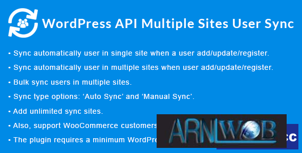 Sync Multiple User Accounts Across Multiple WordPress Sites Version