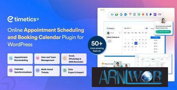 Appointment Booking WordPress Plugin WP Timetics Version 10301