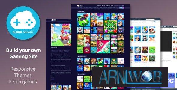 CloudArcade Version 190 HTML5 Web Game Portal Content Management System