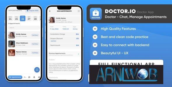 Doctorio v10 App for Doctors to Manage Appointments and