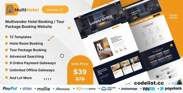 MultiHotel Version 11 An Online Platform for Booking Hotels and
