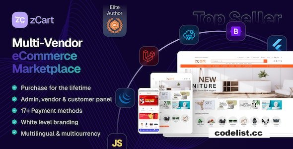 zCart Version 2160 Multi Vendor eCommerce Marketplace 100 Genuine