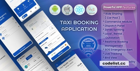 Complete Taxi Solution App for Android and IOS with Admin