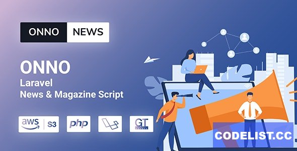 ONNO Version 143 A Laravel Script for News and Magazine
