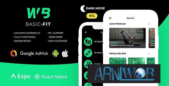 Complete React Native Fitness App with Multi Language and RTL Support