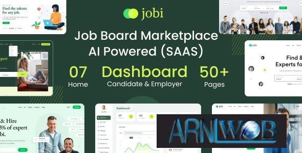 Jobi Version 16 Job Board Marketplace with AI SAAS Features