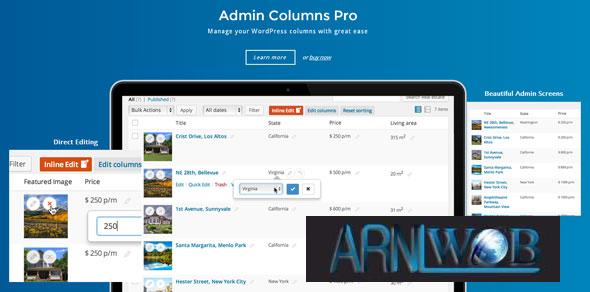 Latest Version of Admin Columns Pro