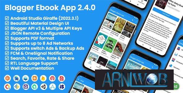 Latest Version of Blogger Ebook App with Updated Blogger API