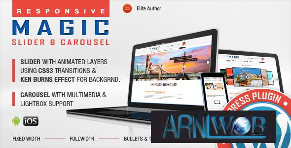 Latest Version of the Magic Responsive Slider and Carousel