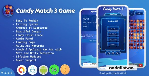 Play a Fun Candy Matching Game with Rewards and Easy to Use