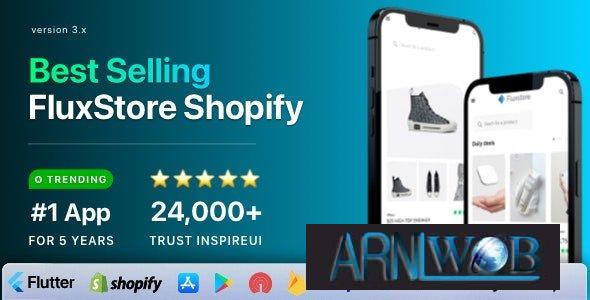 Best Flutter E commerce app FluxStore Shopify version 3168