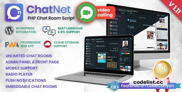 PHP Chat Room Private Chat Script ChatNet Version