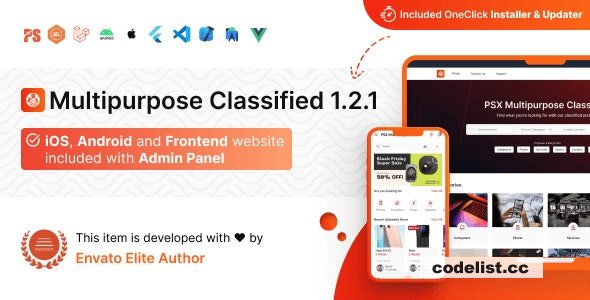 PSX Version 141 A versatile classified Flutter app with